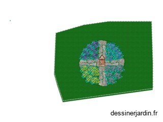 plan de jardin en techno pluris