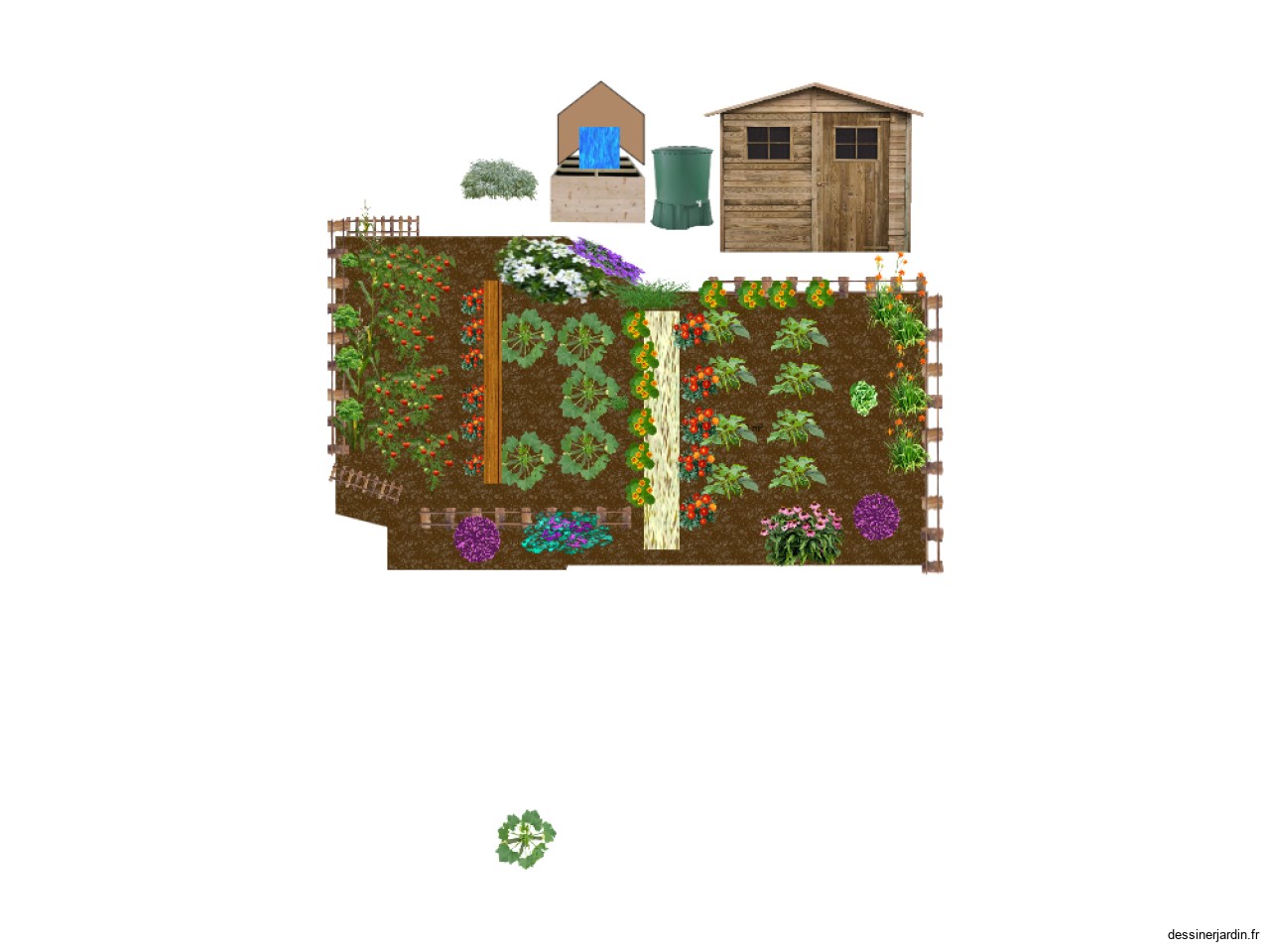 potager 2023 côté puits
