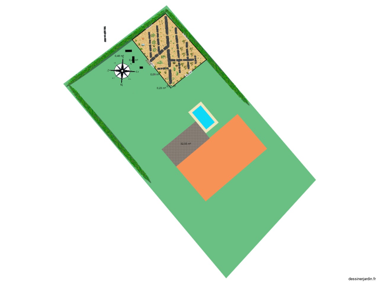 Potager diagonale 2