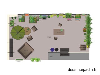 Terrasse avec plantes