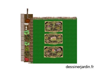 Plan jardin pelouse