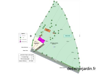 plan de masse projeté