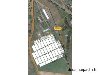 Plan ferme et nouveaux jardins