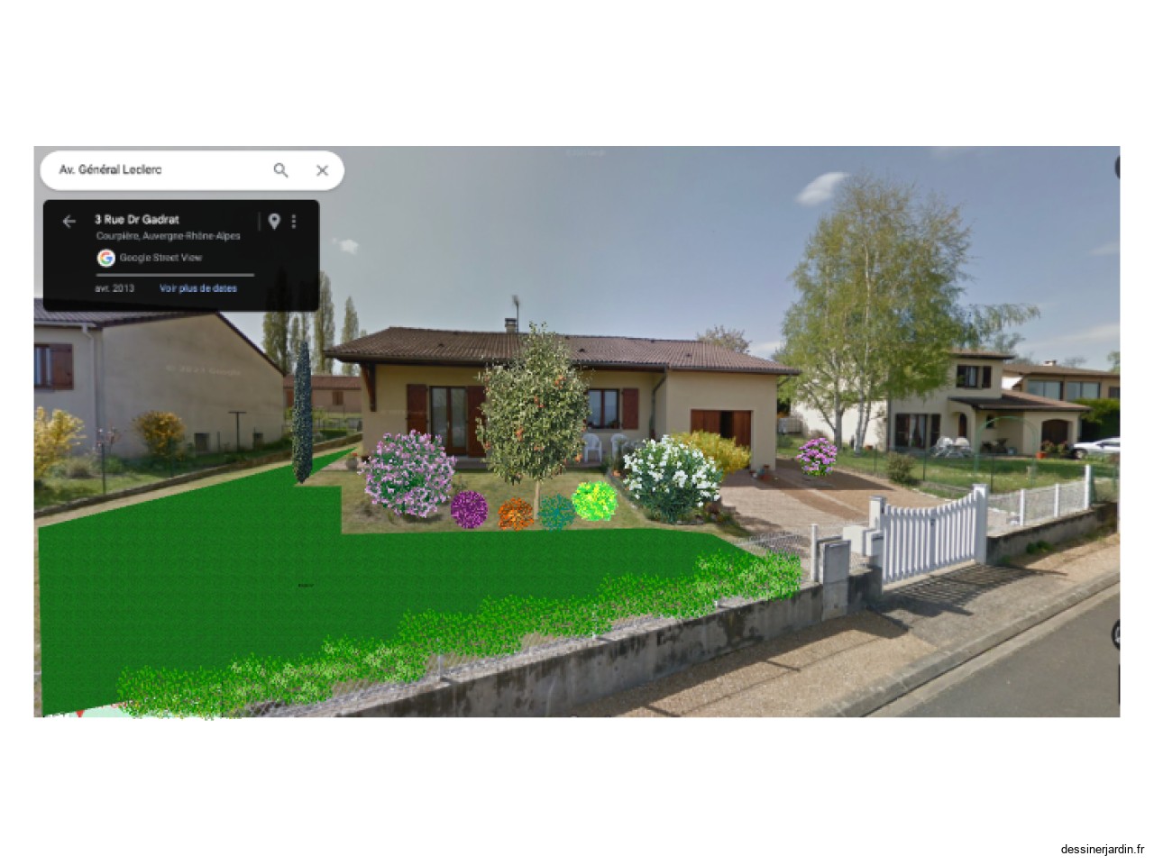 plan devant maison 