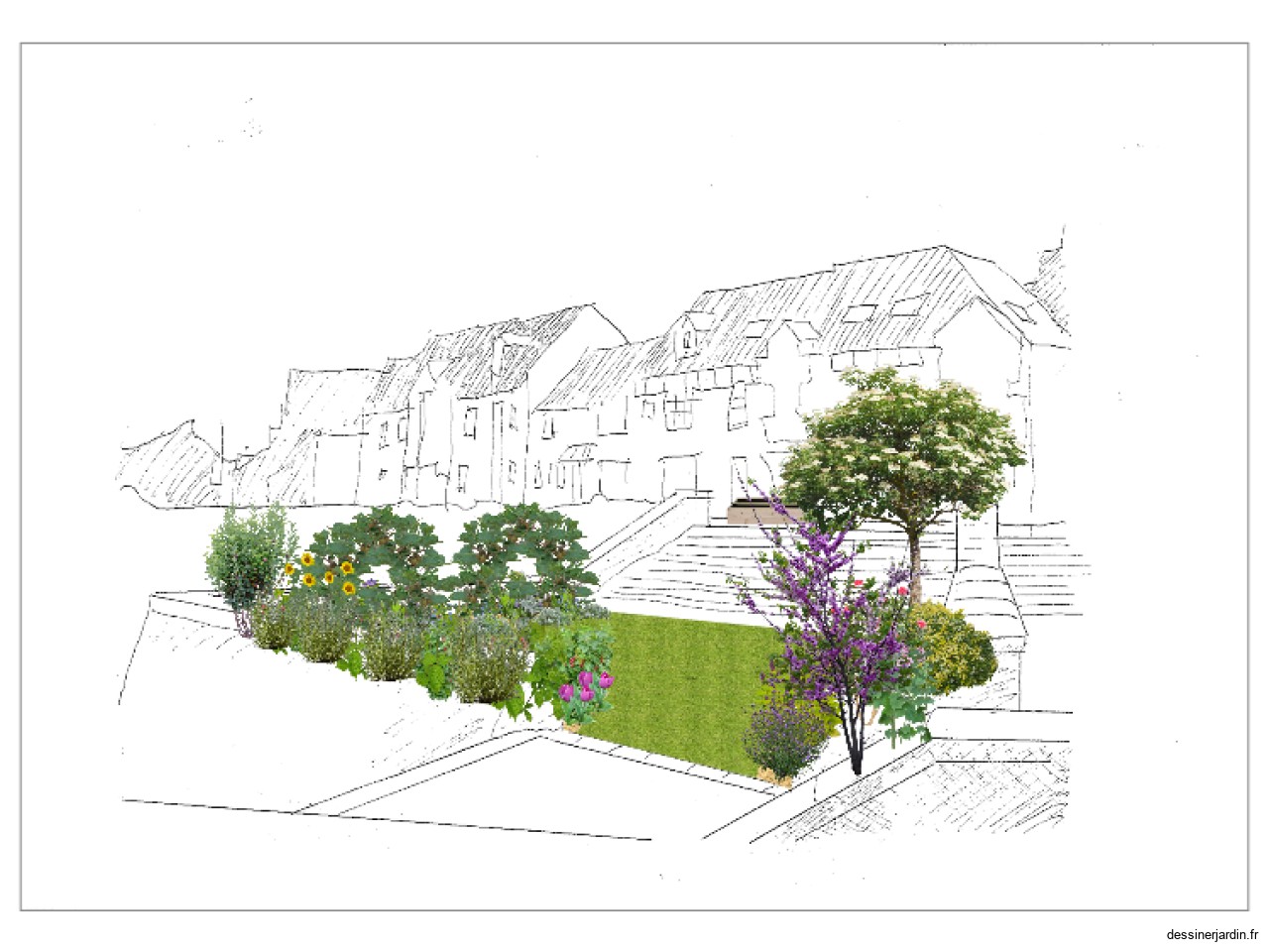 vue vers le quartier du Passage