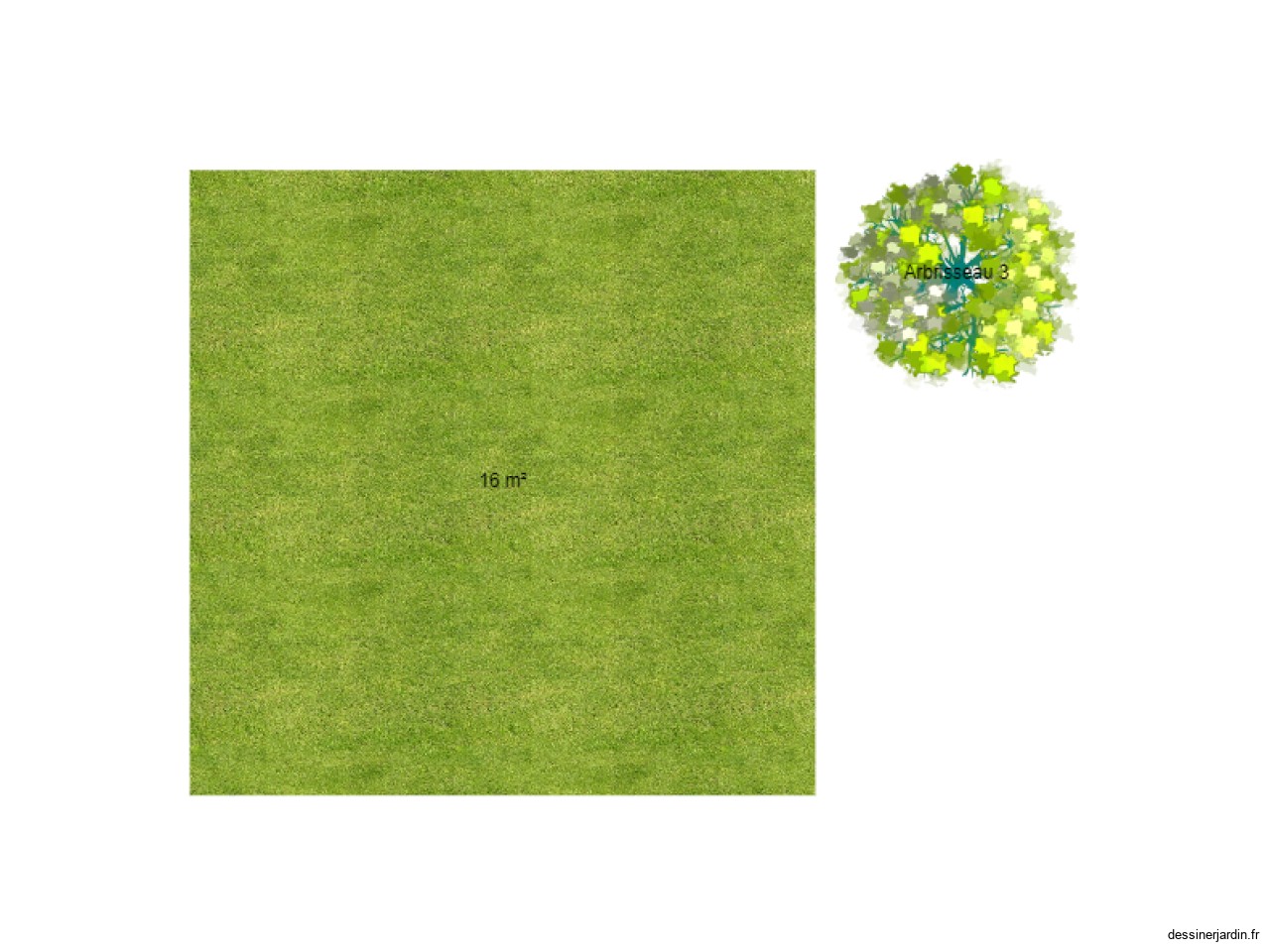 jardin sec 4 m²