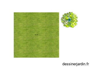 jardin sec 4 m²