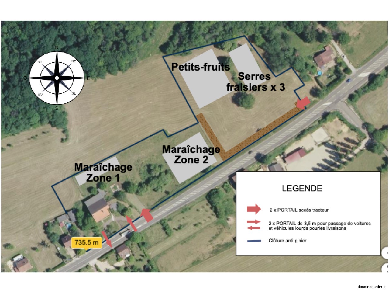 Projet Clôture - Accès