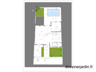 plan villa small garden