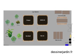 Serre peda interieur