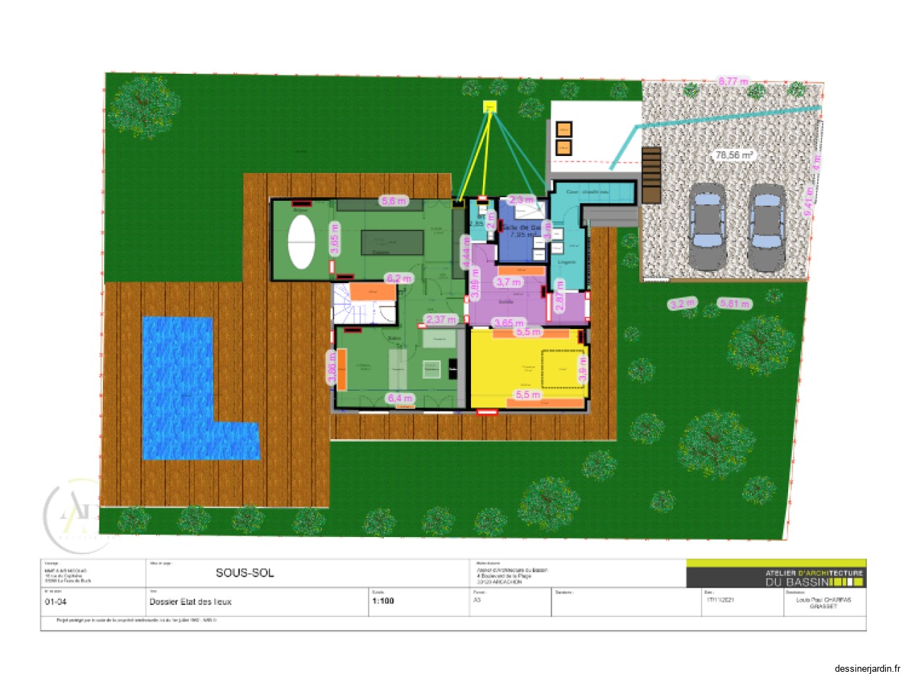 plan RDC plomberie