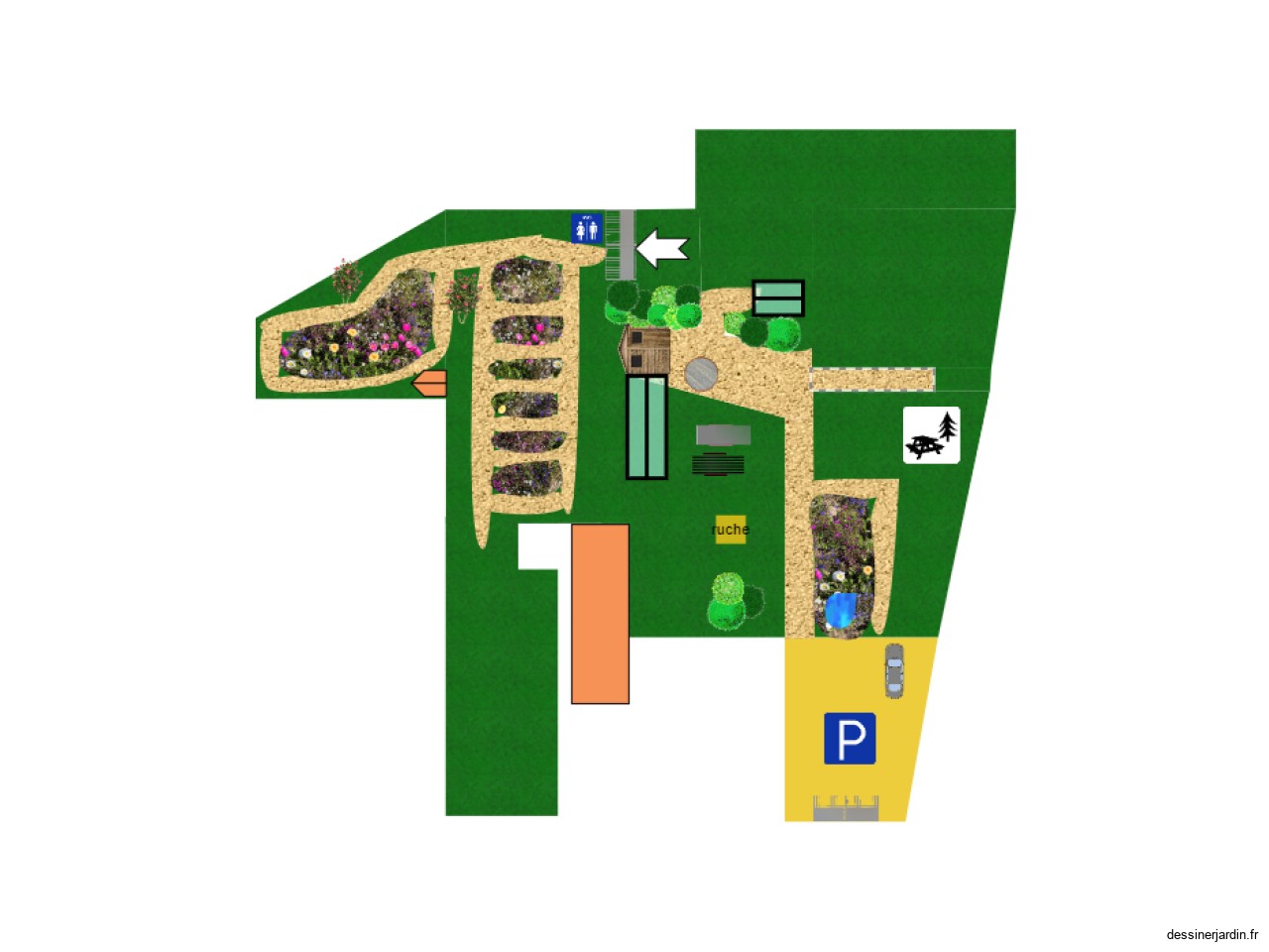 Plan Parc Floral de la Prairie 2
