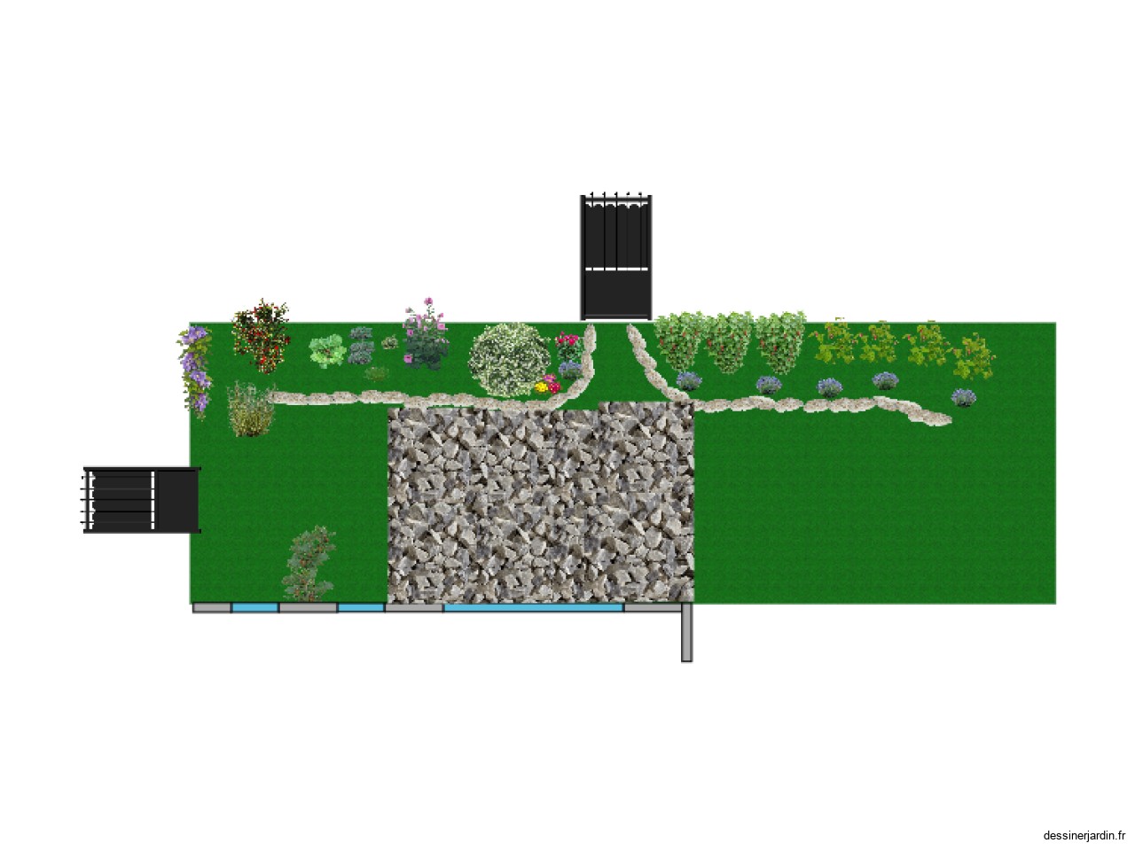 Jardin arri&egrave;re