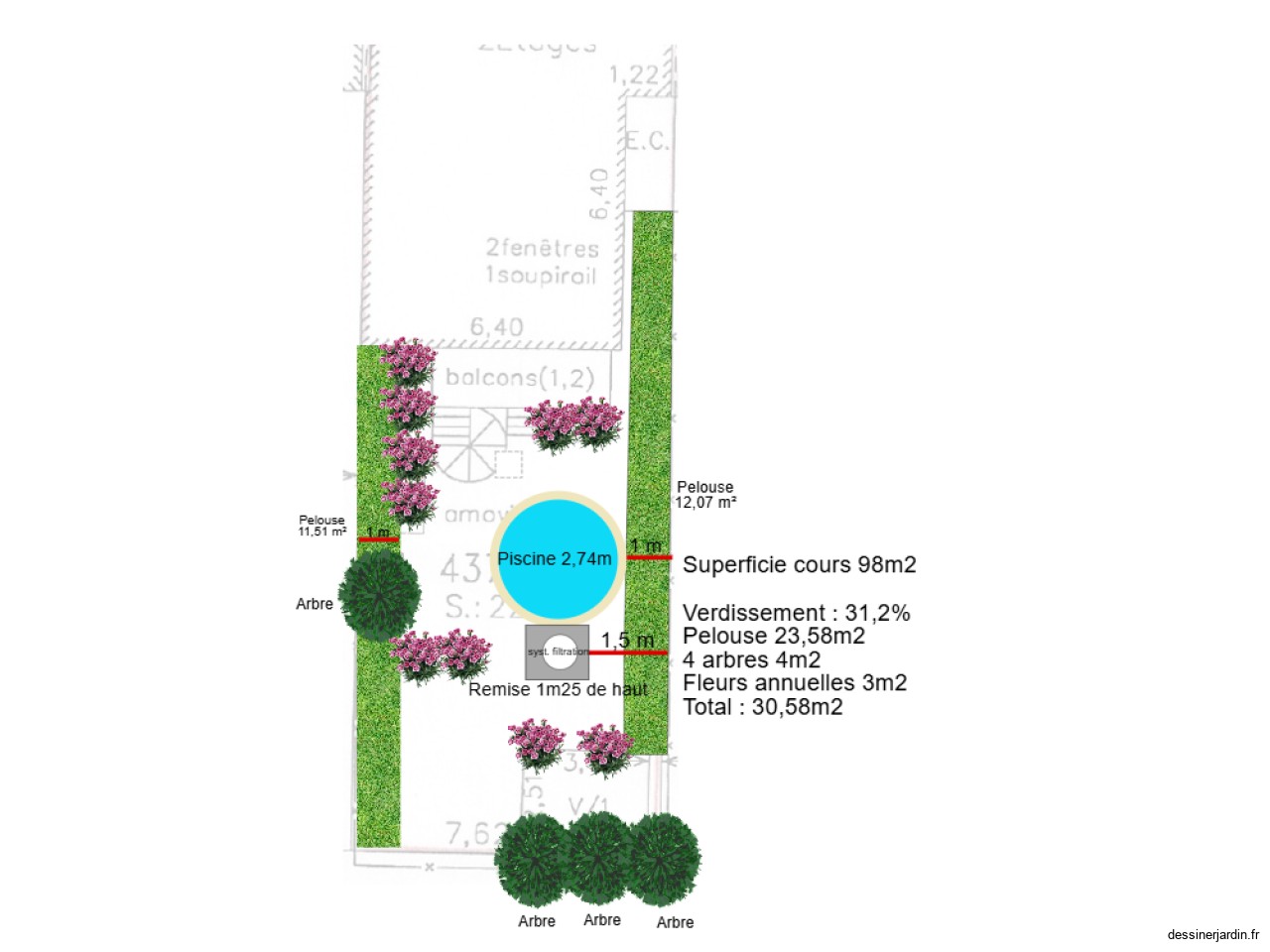Plan permis piscine