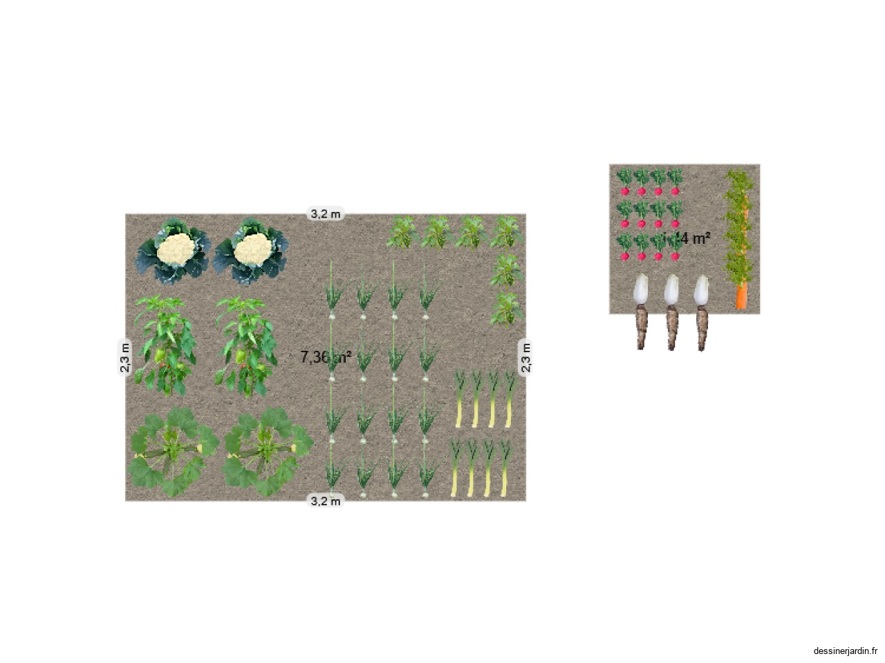Potager cris