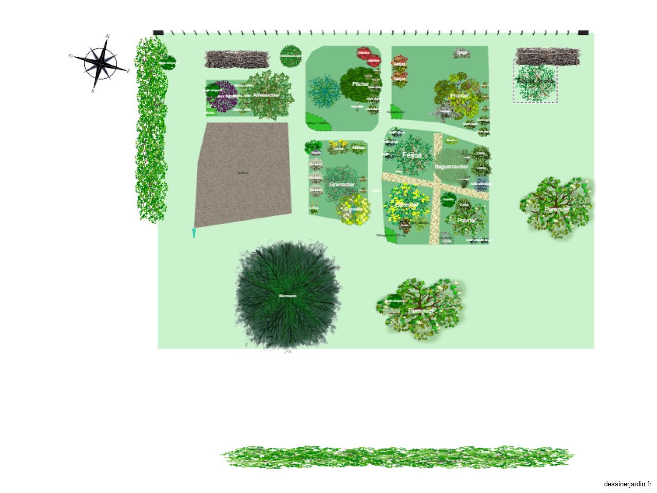 Jardin Forêt - avec arbres