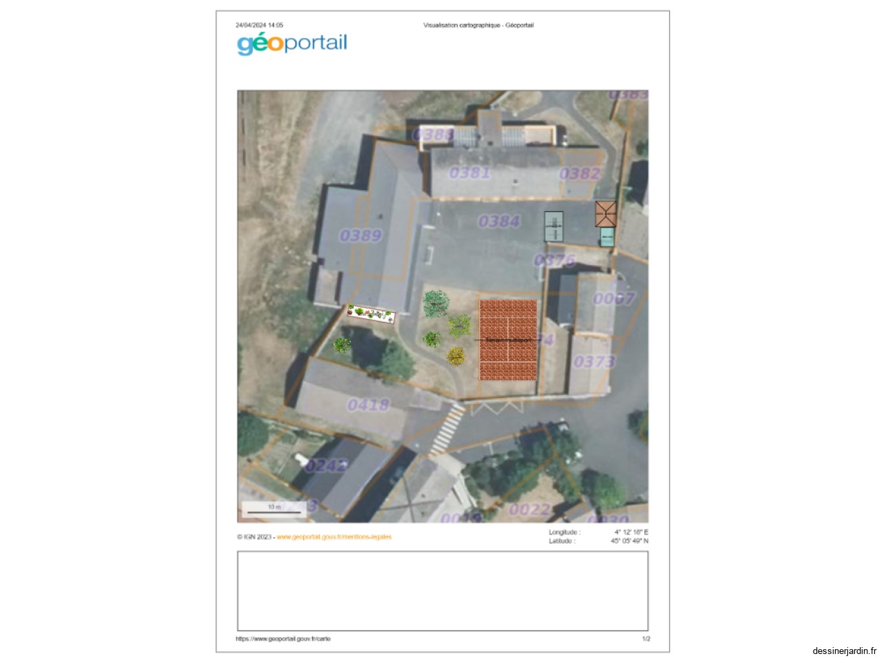 plan cour ecole st jeures