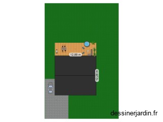 Plan terrain avec maison 2