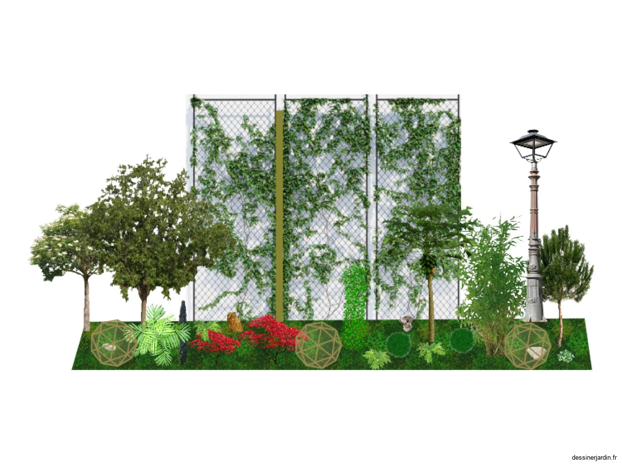 Mur jardin