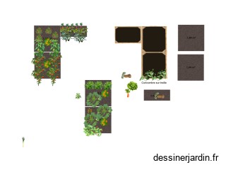 Potager carré