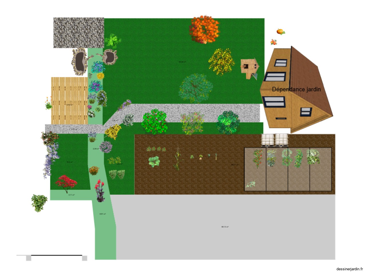 Jardin maison