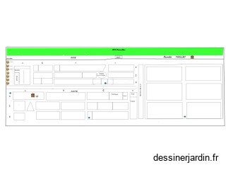 PLAN PARCELLE * ROSE / JAUNE / PERMACULTURE VIOLETTE 2025
