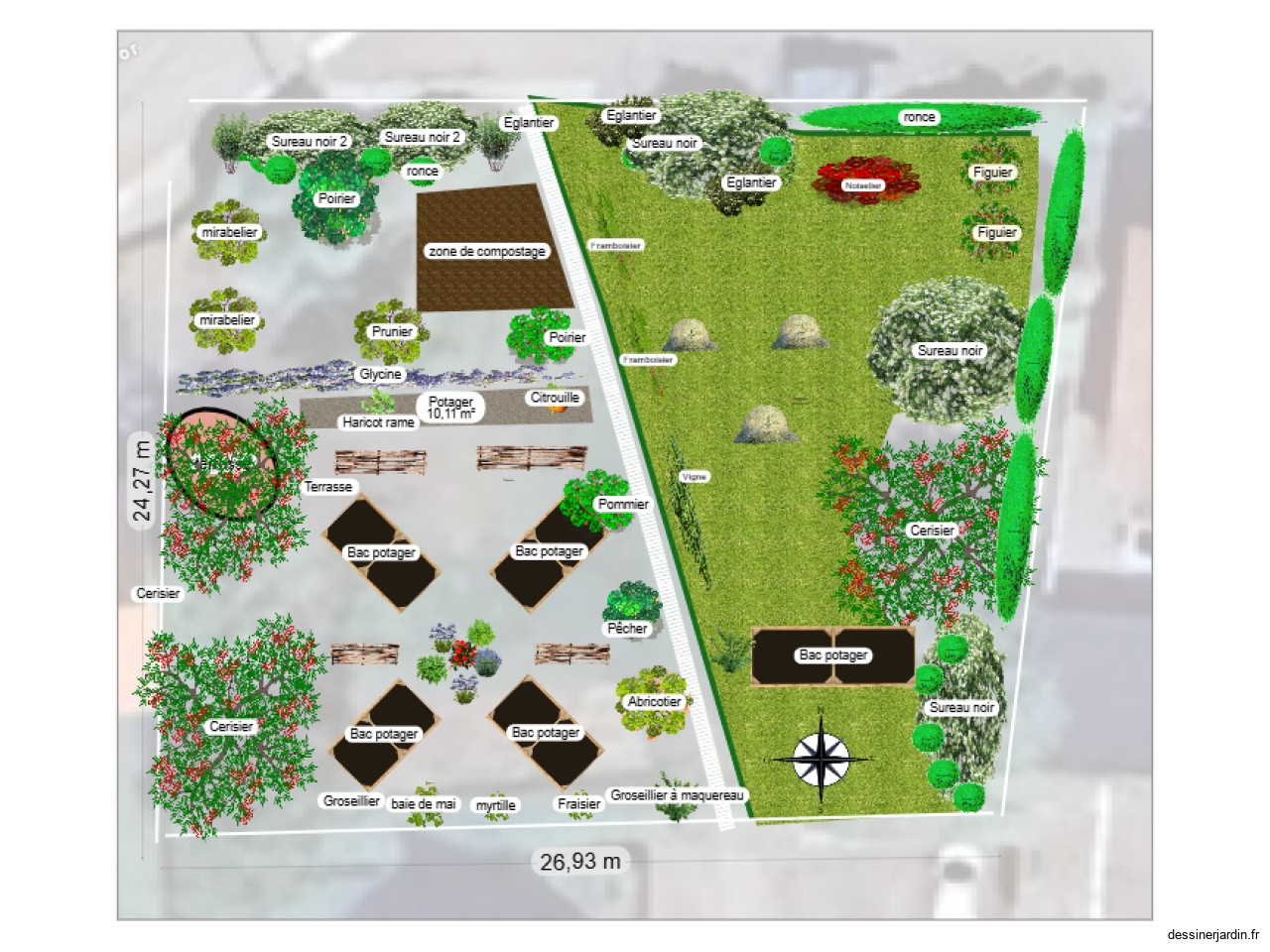 Jardin aménagé Marlenheim