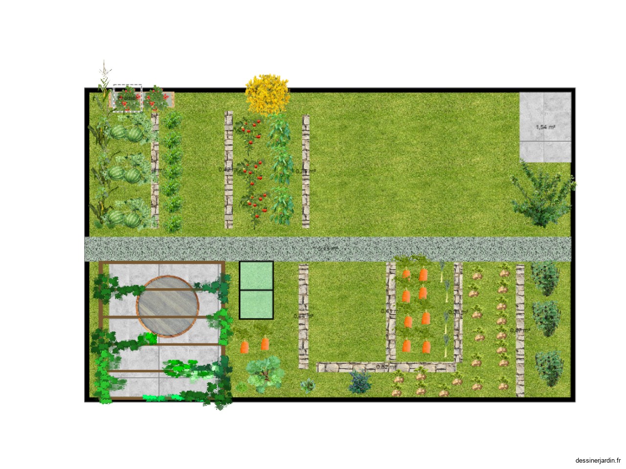 Jardin glandu