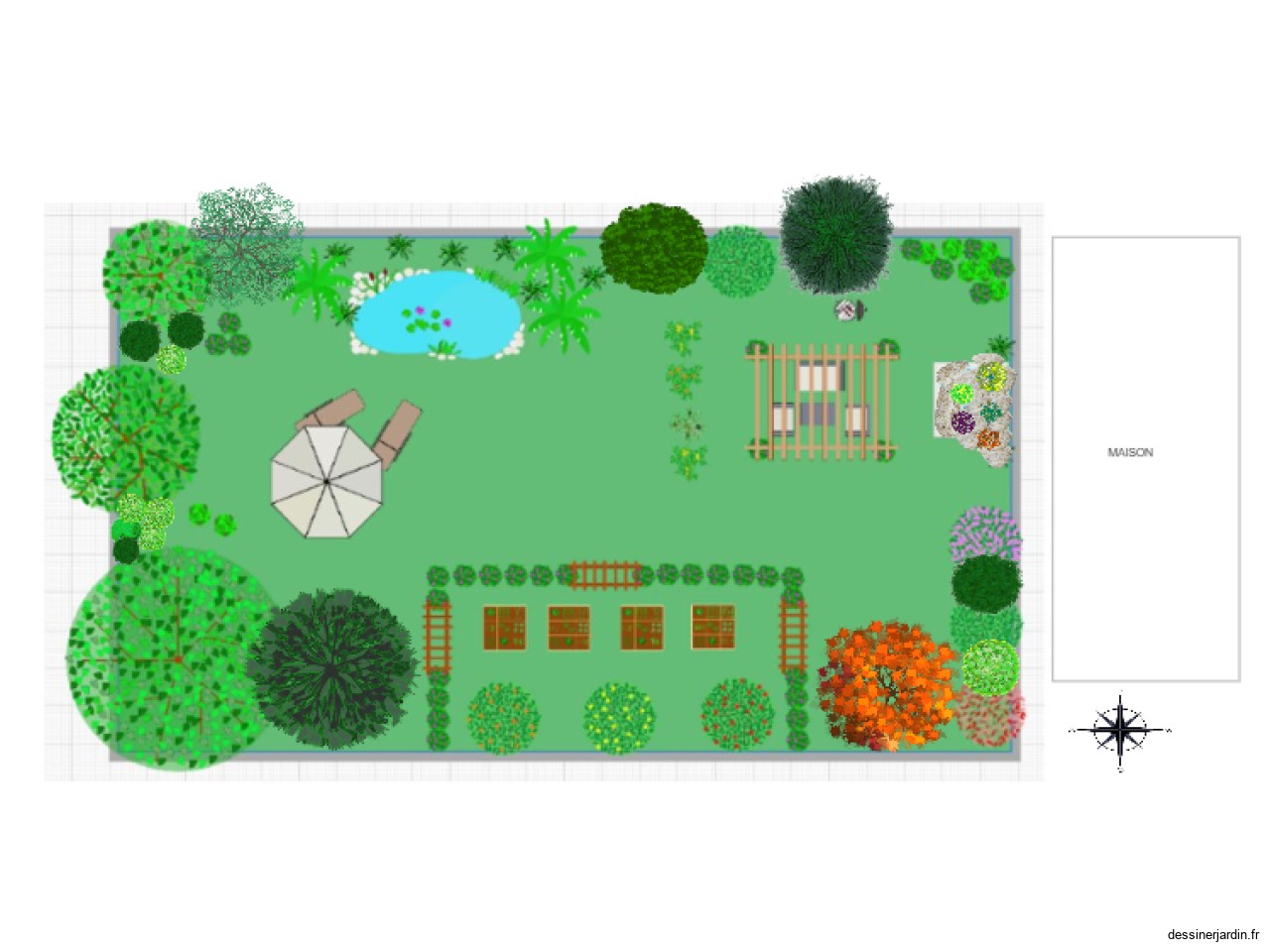 Plan projet sud de France