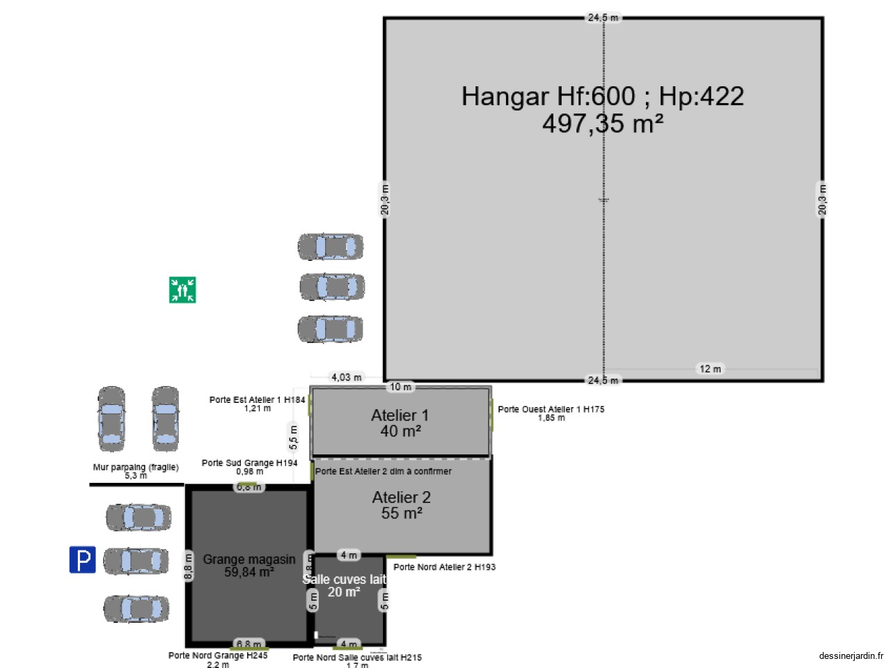 Plans bâtiments