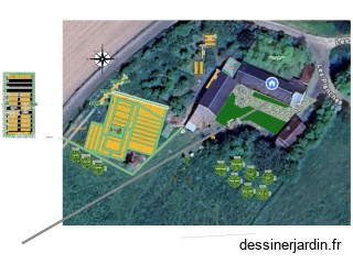 Les Planches Projet 2026 potager clot