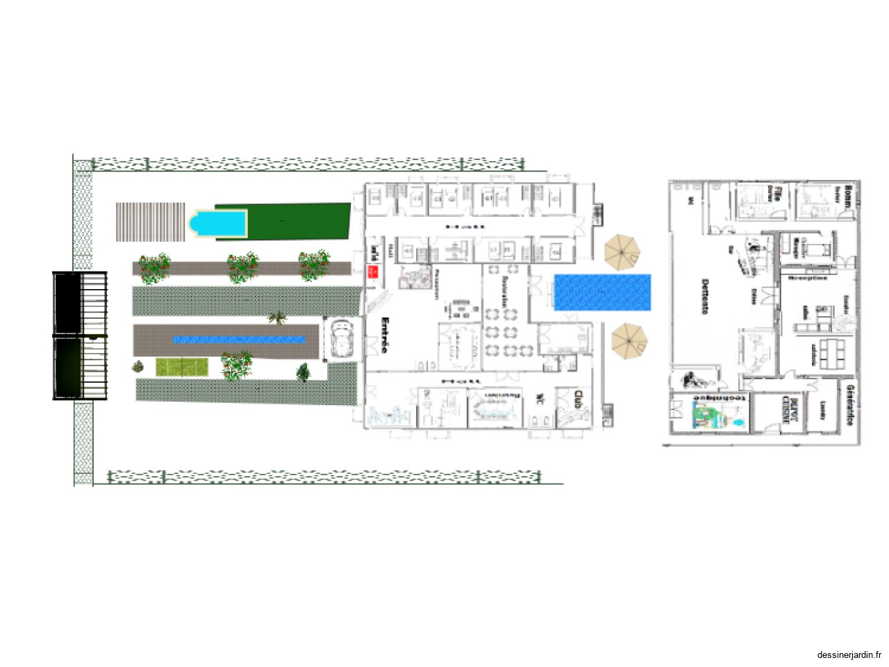 plan hotel acul du nord jh