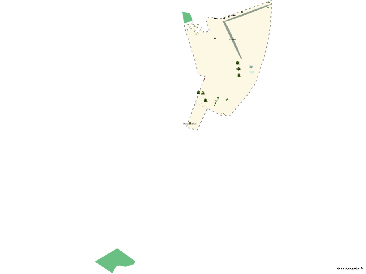 Champs de bluet rose