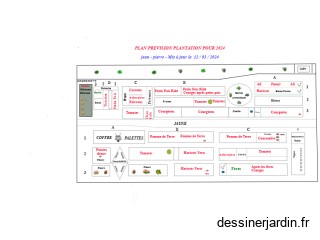 PLAN PREVISION PLANTATION  * 2024 *  JEAN PIERRE  20 / 12 / 2024/