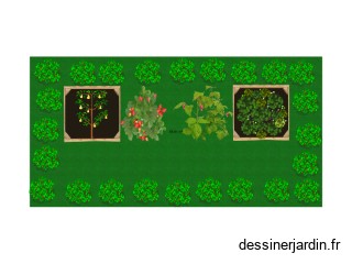 croquis jardin 