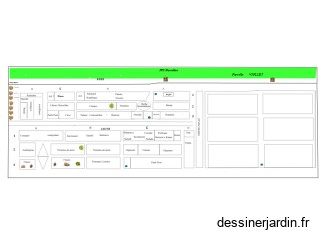PLAN PARCELLE * ROSE / JAUNE / PERMACULTURE VIOLETTE 