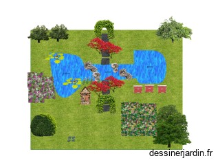 plan d'un parc 