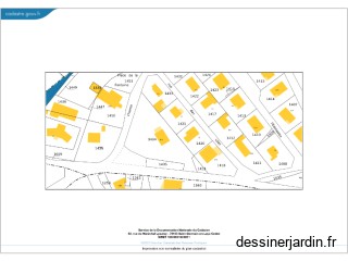 Aménagement paysager sur plan 1/1250
