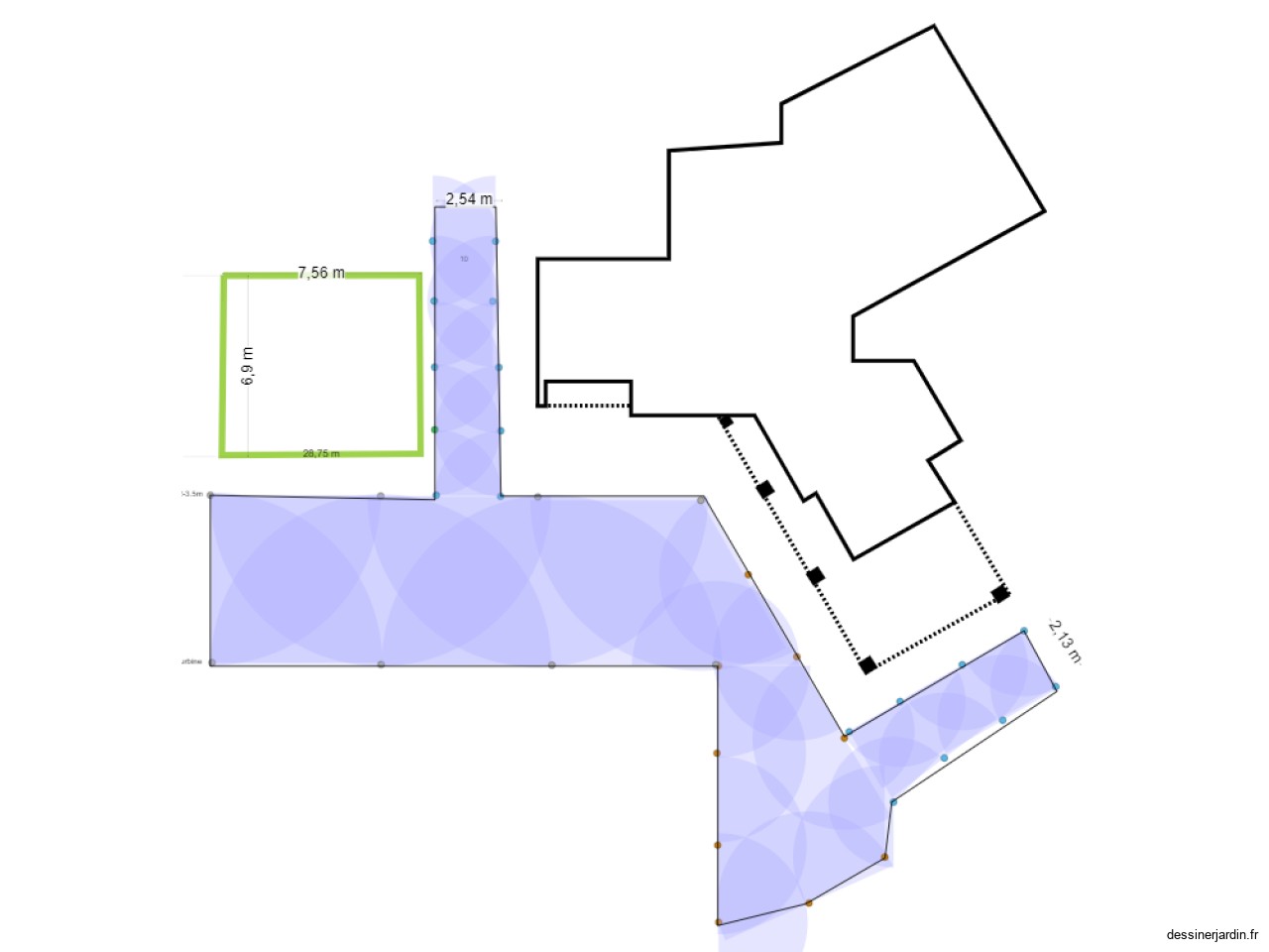 arrosage piscine étude plan