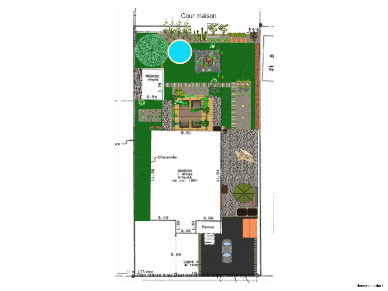 Cour maison 2024