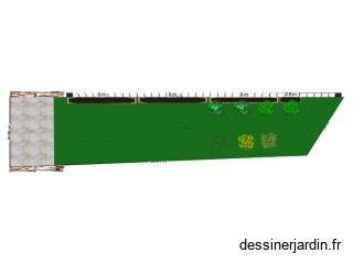 jardin V4 cabanon et gravier