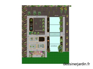 Potager final avec tunnel